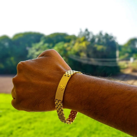 Gold Plated Sacred girl om braclet