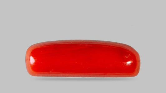 Natural Red Coral Stone :         5.5 Ratti to 7 Ratti