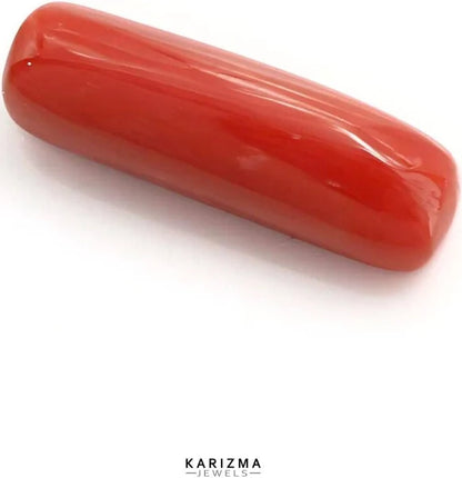 Natural Red Coral Stone :         5.5 Ratti to 7 Ratti